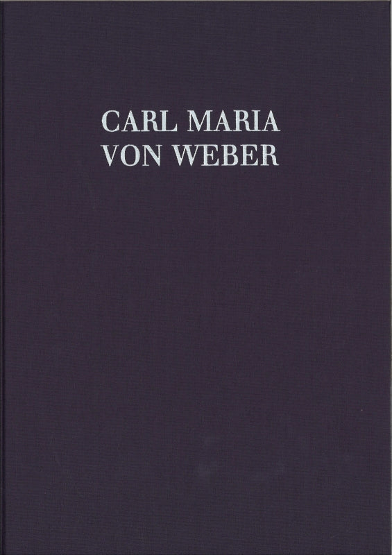 Weber, Samtliche Werke 8/11: Der Admiral (Schott)