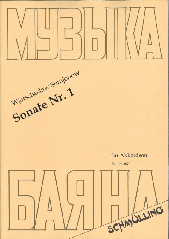 Semjonow, Sonate Nr. 1 (Karthause-Schmulling)