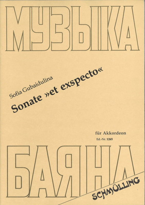 Gubaidulina, Sonate 'et exspecto' (Karthause-Schmulling)