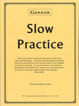 Gekker, Slow Practice (C.Colin)