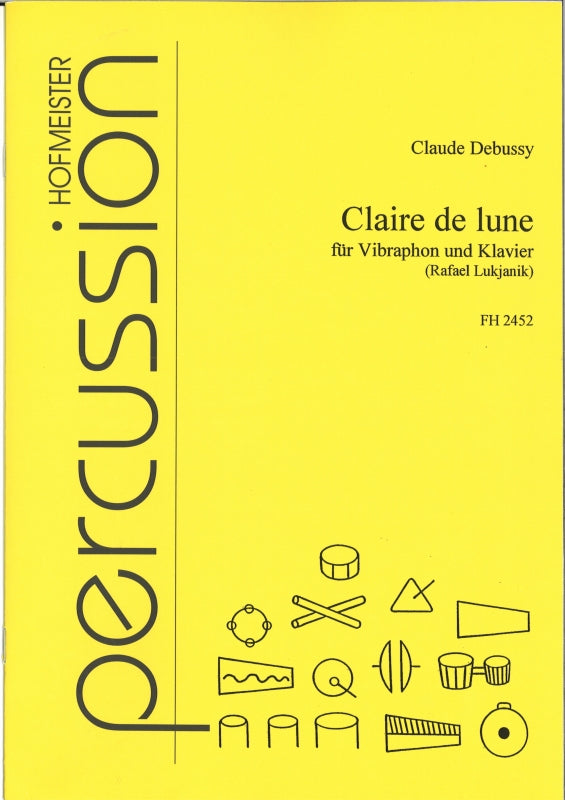 Debussy, Claire de lune (Vib,Pf) (Hofmeister)