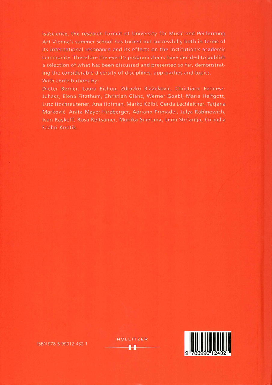 Hemetek, Best of isaScience: An Interdis (Hollitzer Wissenschaftsverlag)