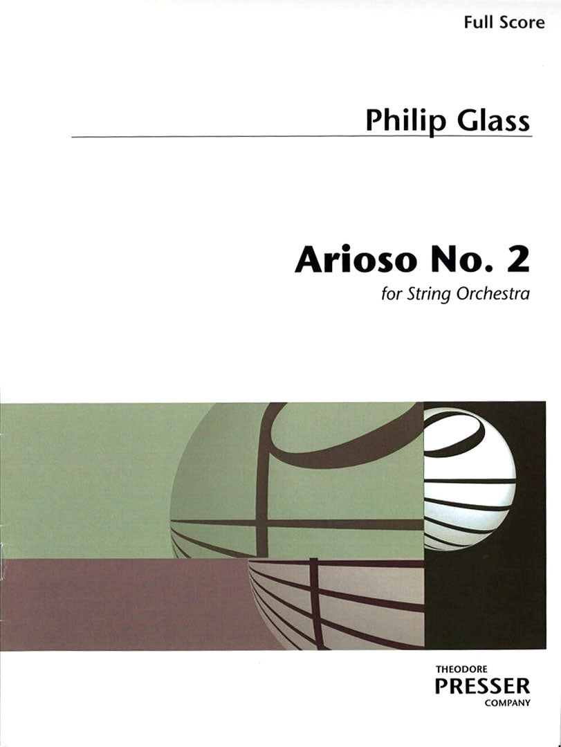 Glass, Arioso No. 2 (Full Score) (Elkan-Vogel)
