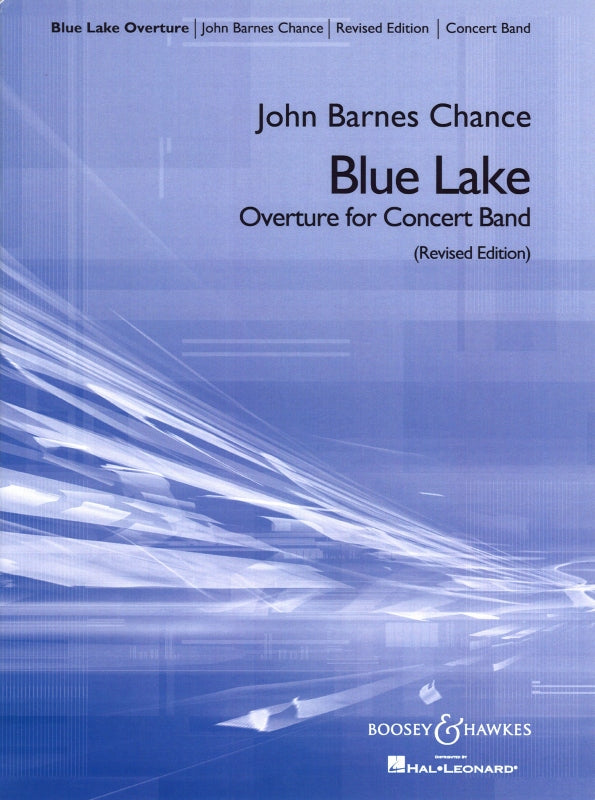 Chance, Blue Lake (rev.): Full Score (Boosey)