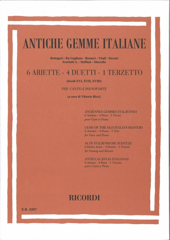 Antiche gemme italiane (Ricordi)