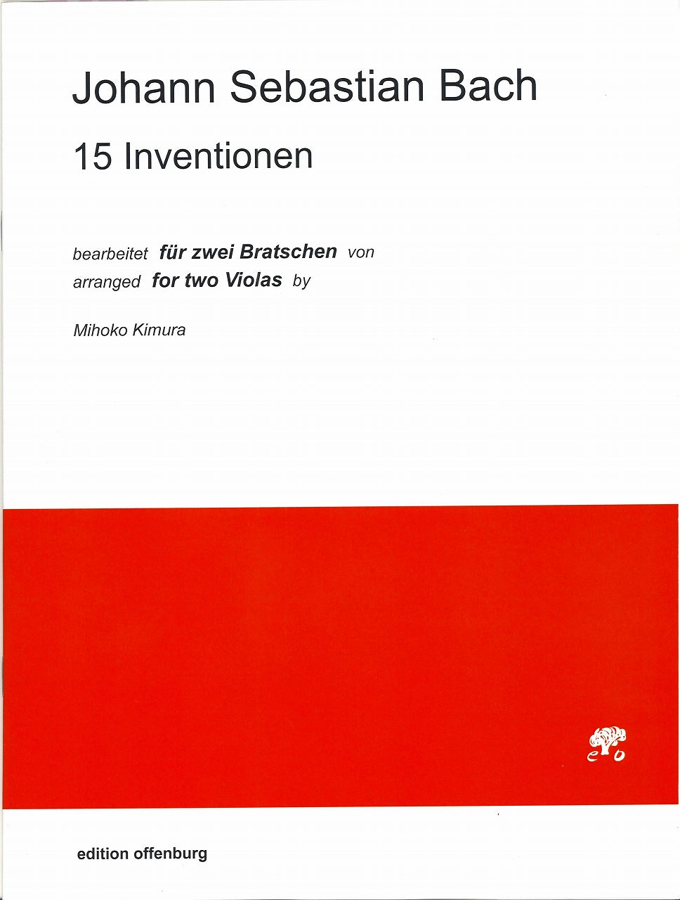 Bach, 15 Inventionen (2Va) (Offenburg, Edition)