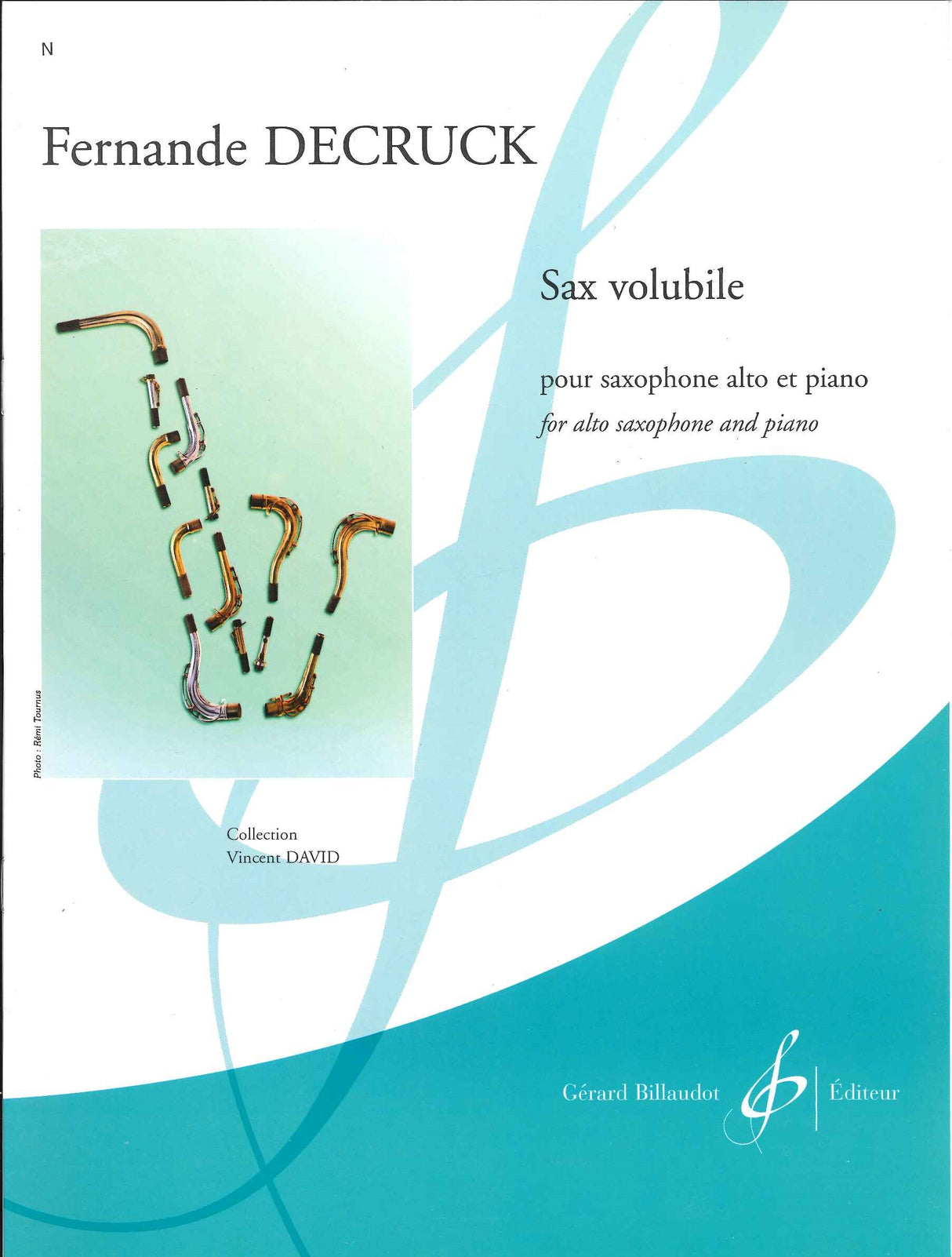Decruck, Sax volubile (ASax,Pf) (Billaudot)