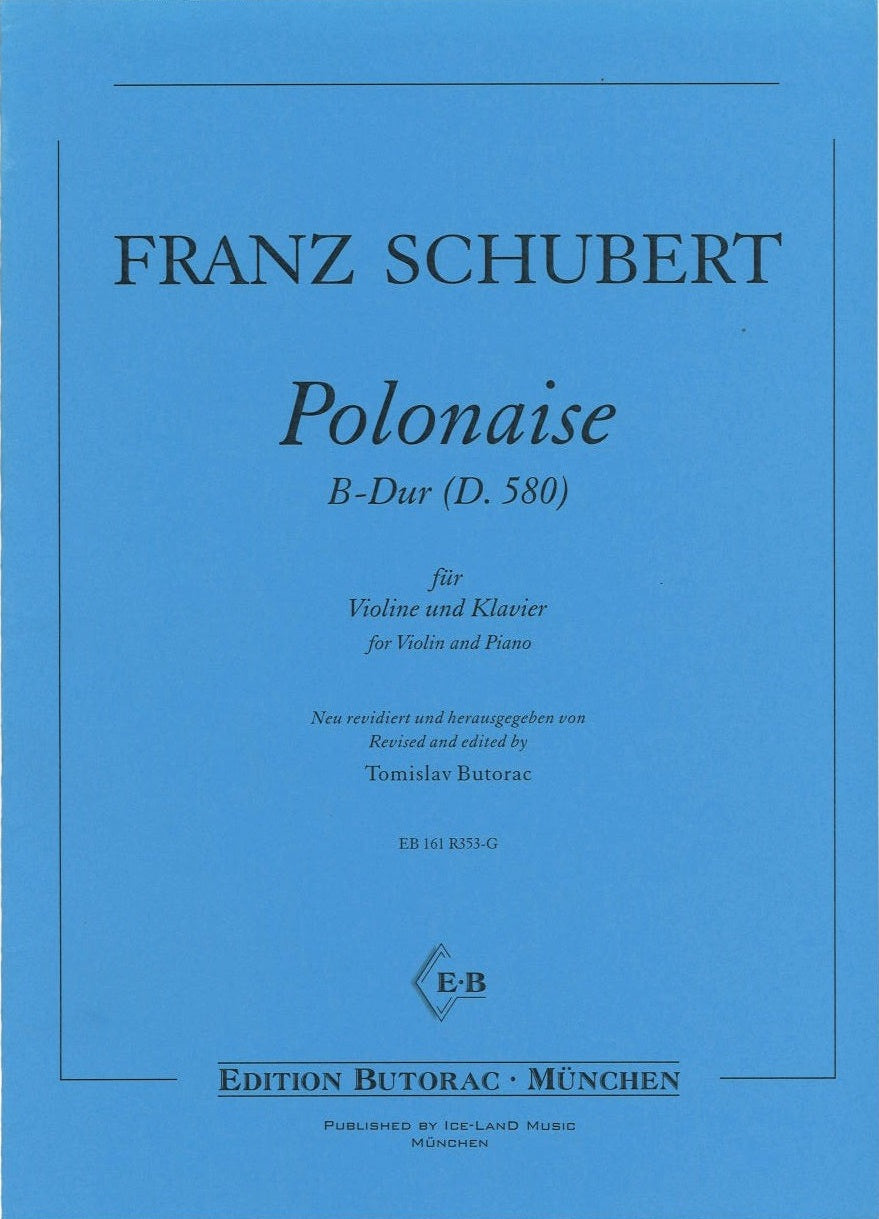 Schubert, Polonaise D 580 in Bb (Butorac)