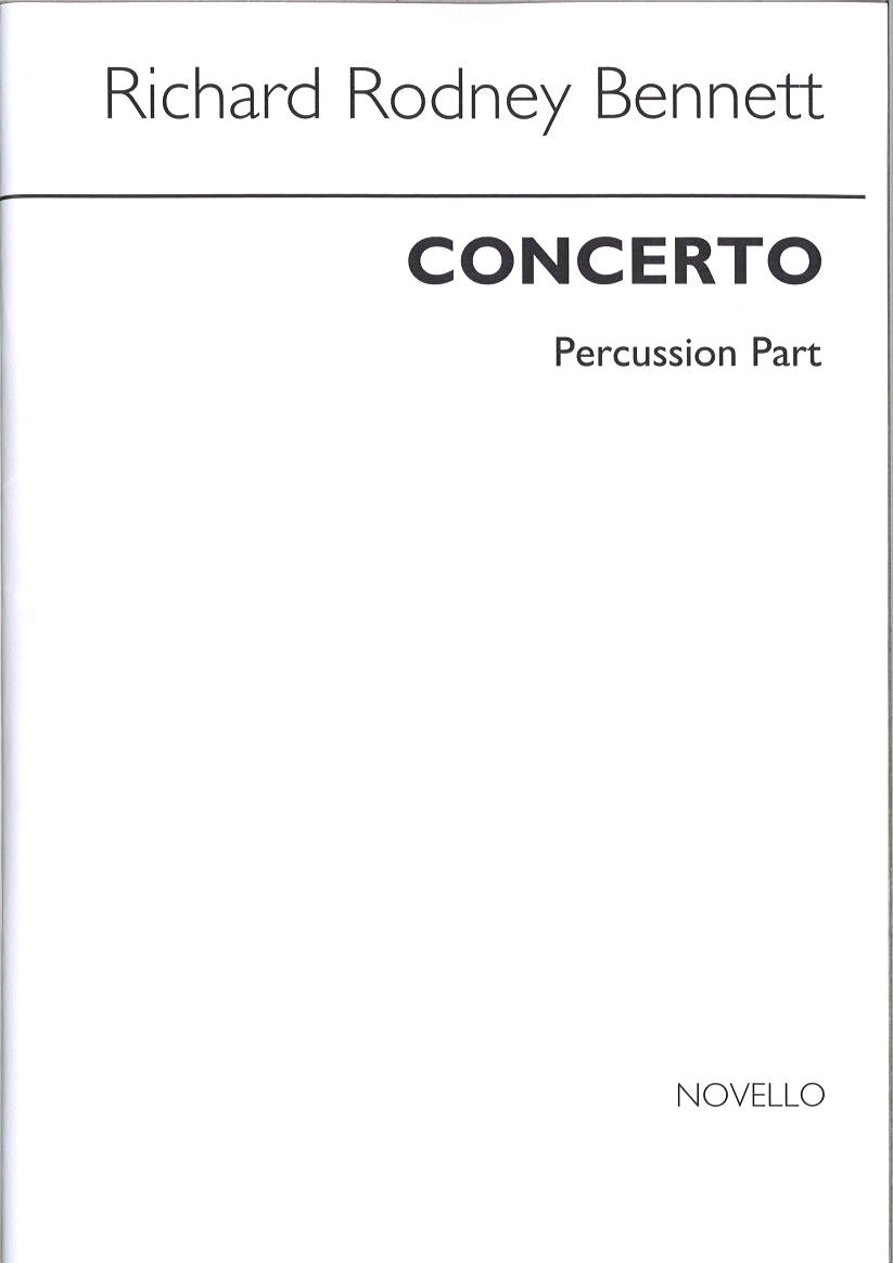 Benneett, Concerto for Percussiono (Novello)