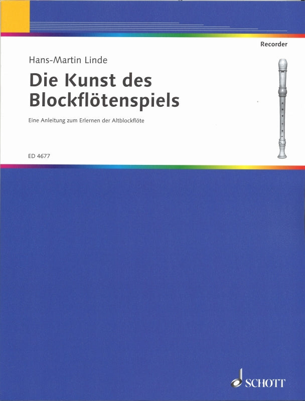 Linde, Kunst des Blockflotenspiels (Schott)