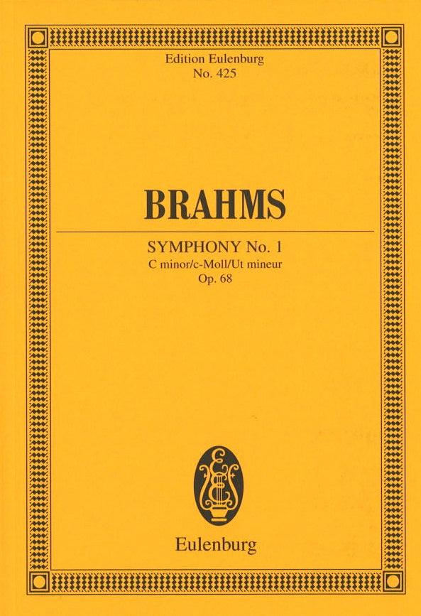 Brahms, Symphony No. 1 op. 68 (Clarke) (Eulenburg)
