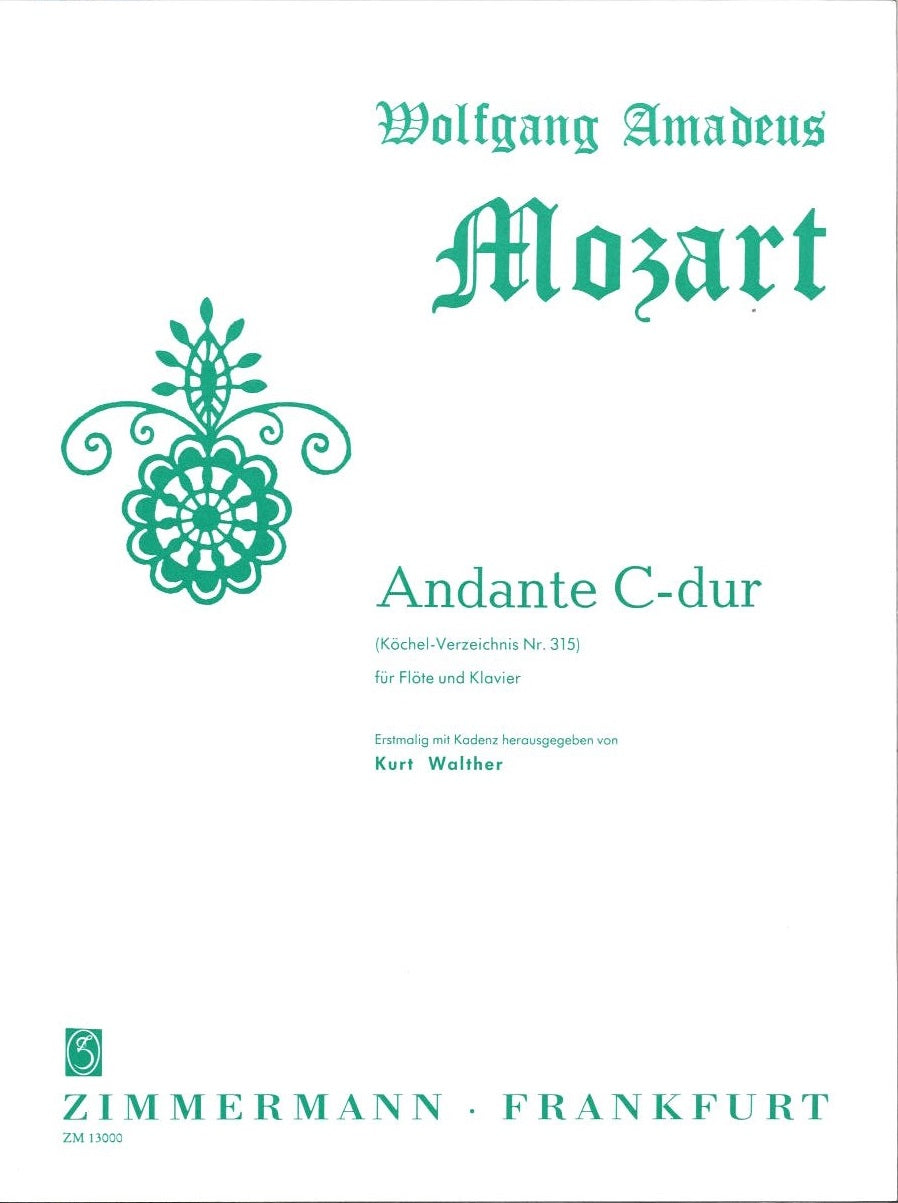 Mozart, Andante KV 315(285e) in C (Zimmermann)