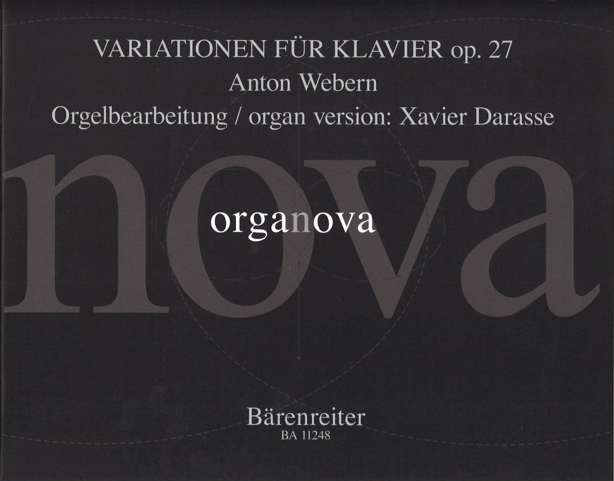 Webern, Variationen op. 27 (Darasse) (Barenreiter)