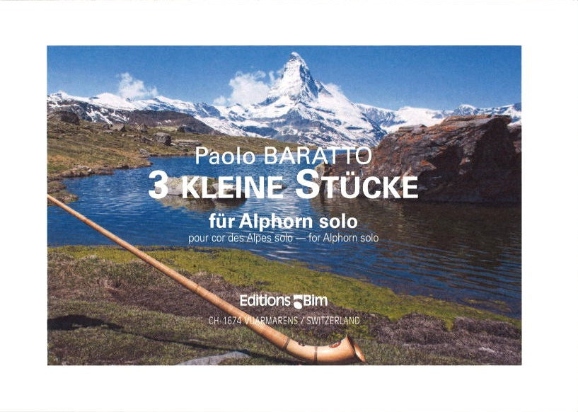 Baratto, 3 kleine Stucke (Alphorn Solo) (Bim)