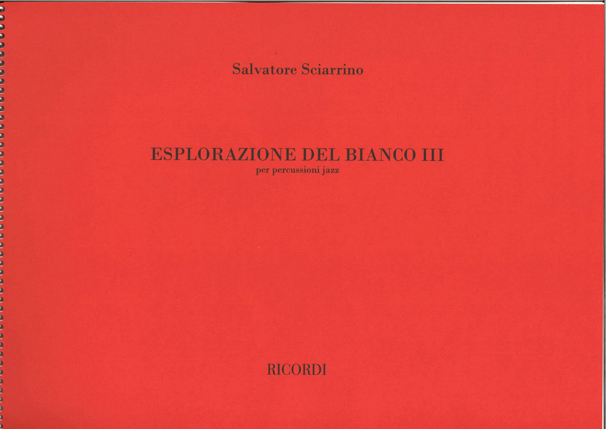 Sciarrino, Esplorazione del bianco 3 (Ricordi)