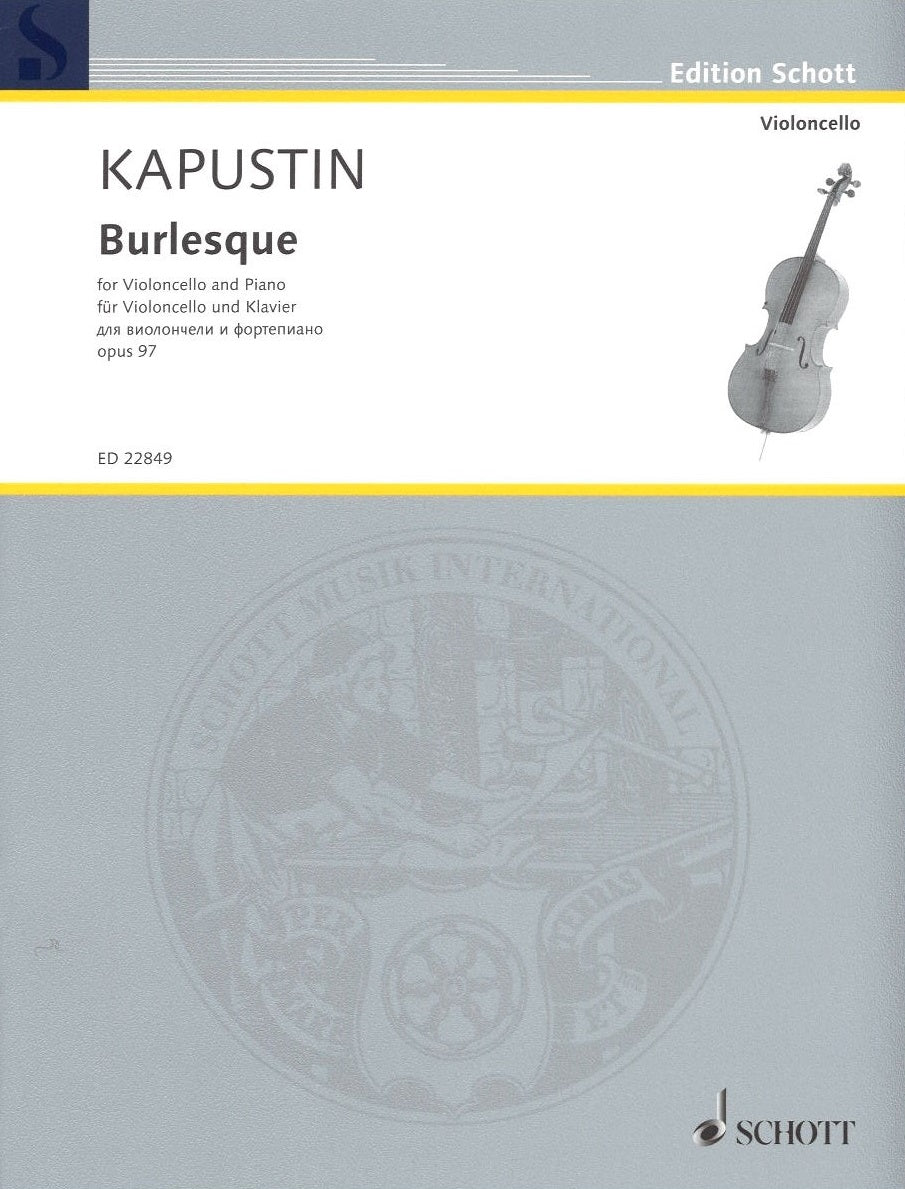 Kapustin, Burlesque op. 97 (Schott)