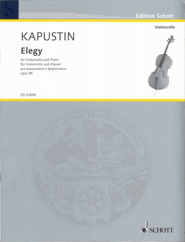 Kapustin, Elegy op. 96 (Schott)