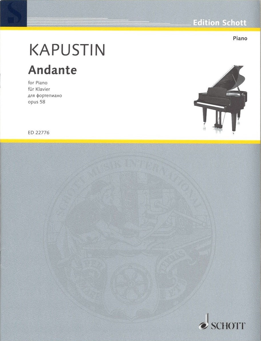 Kapustin, Andante op. 58 (Schott)