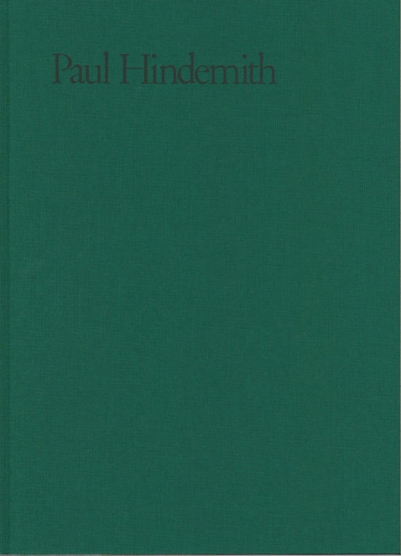 Hindemith, Samtliche Werke 1/9/1 (Schott)