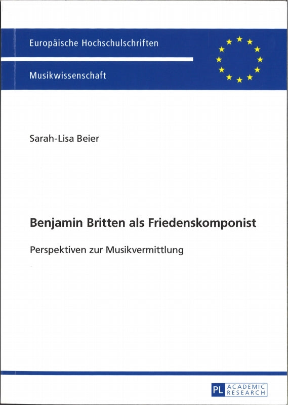 Beier, Benjamin Britten als Friedenskomp (Peter Lang)