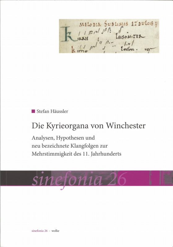 Haussler, Kyrieorgana von Winchester (Wolke Verlag)
