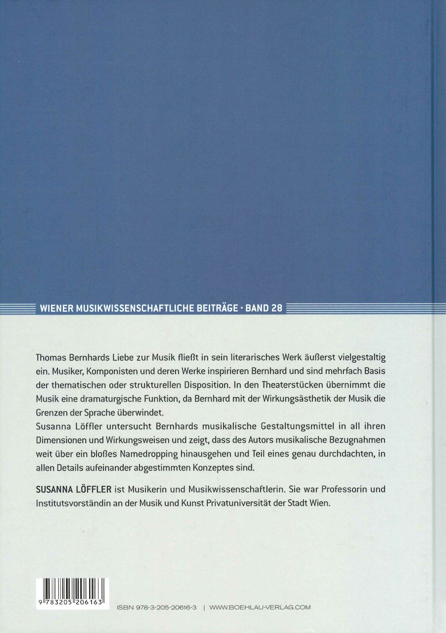 Loffler, 'Ich bin ja ein Musikalischer (Bohlau)