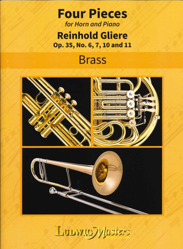 Gliere, 4 Pieces op. 35/6,7,10,11 (Masters Music)