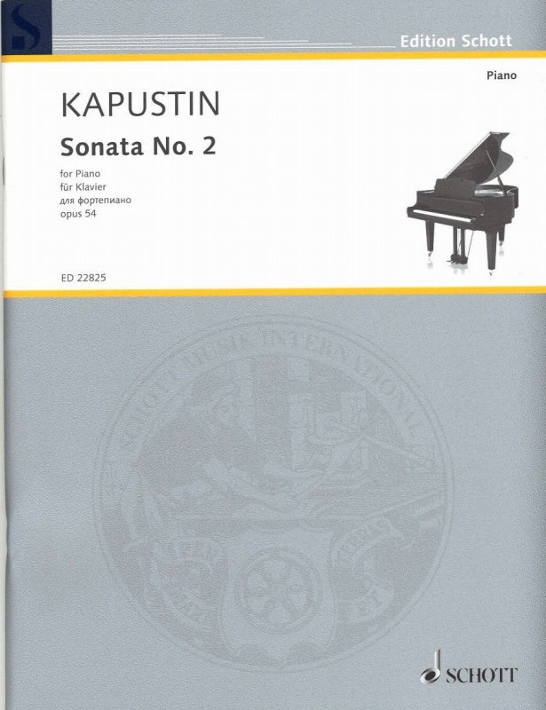 Kapustin, Sonata No. 2 op. 54 (1989) (Schott)