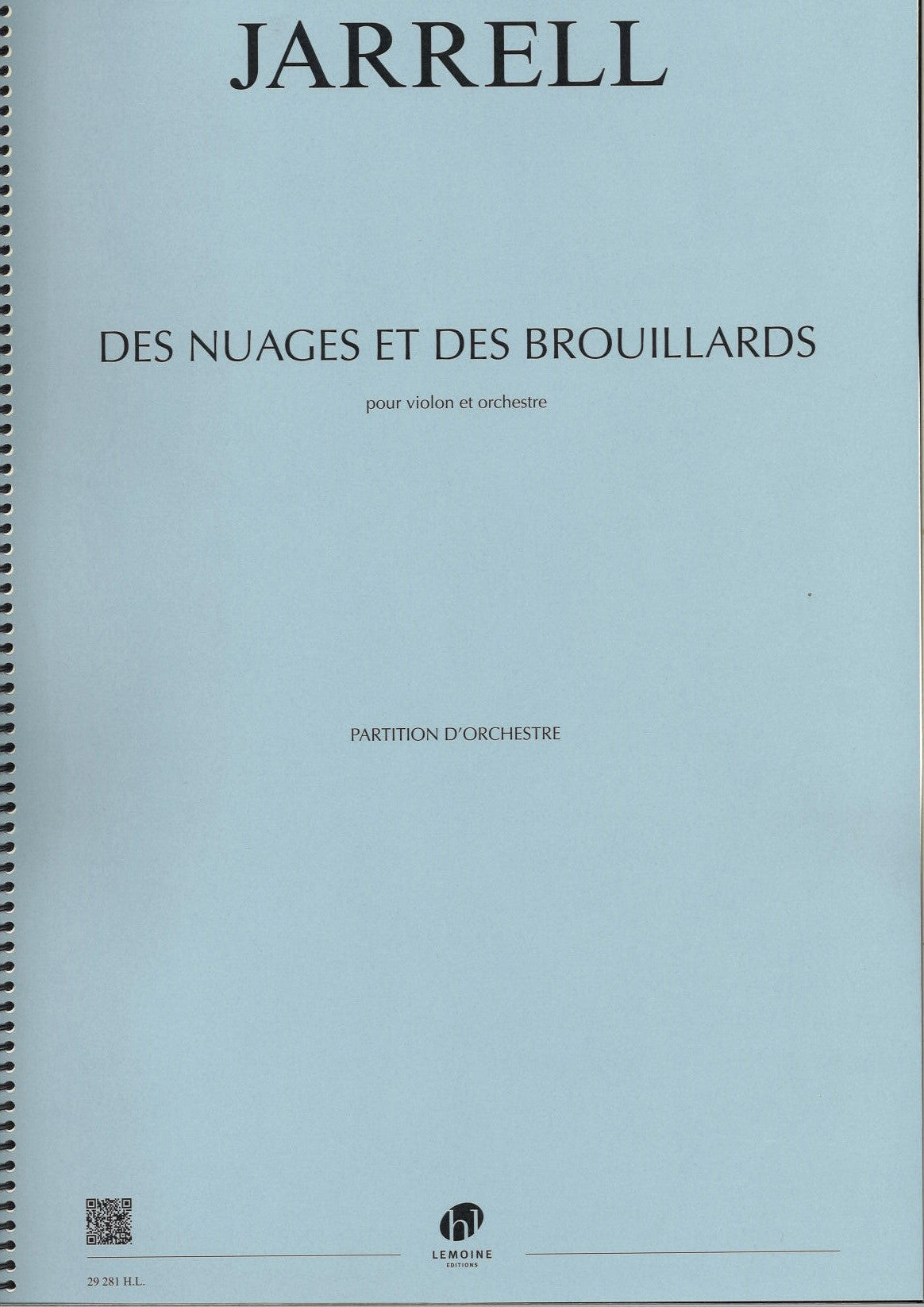 Jarrell, Nuages et des brouillards (Lemoine)