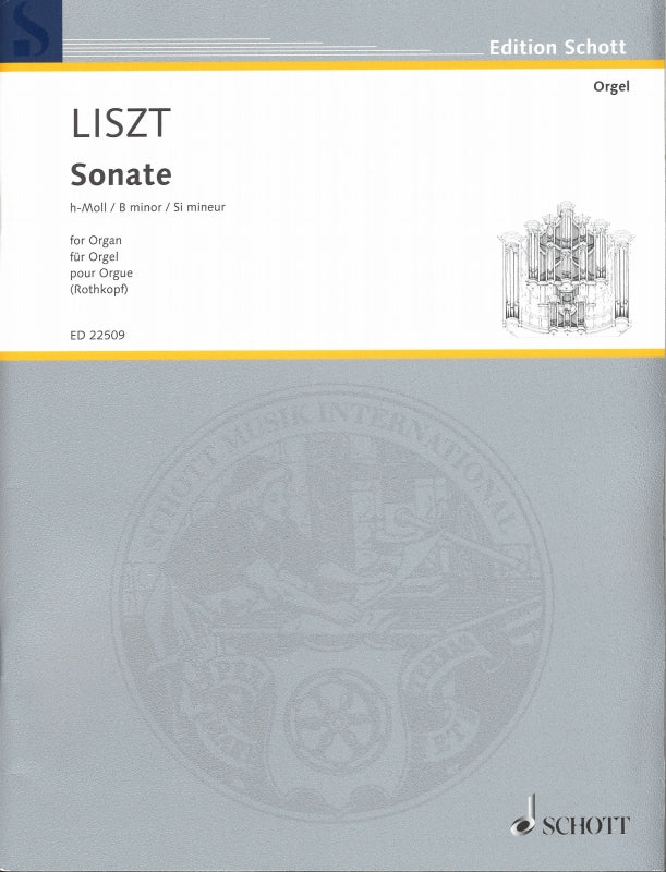 Liszt, Sonate h-moll (Rothkopf) (Schott)