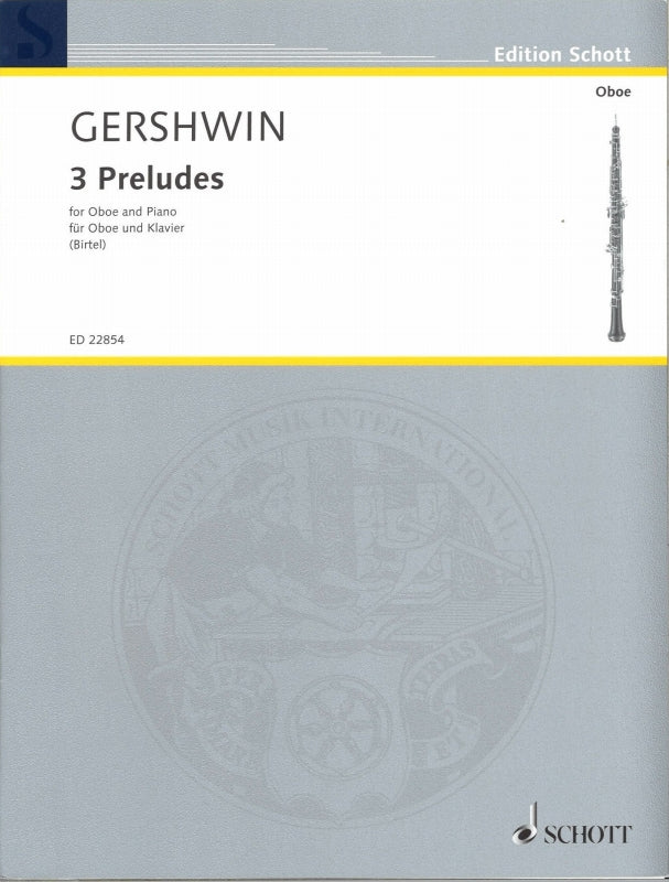 Gershwin, 3 Preludes (Schott)