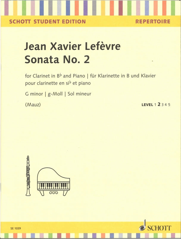 Lefevre, Sonata No. 2 in g (Schott)