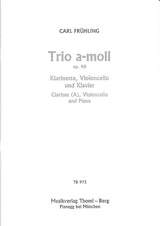 Fruhling, Trio op. 40 in a (Cl,Vc,Pf) (Leuckart/Thomi-Berg)