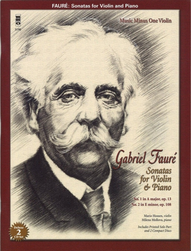 Faure, 2 Sonatas for Violin (Music Minus One)