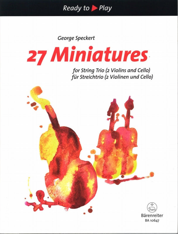 Speckert, 27 Miniatures (Vn,Vn/Va,Vc) (Barenreiter)