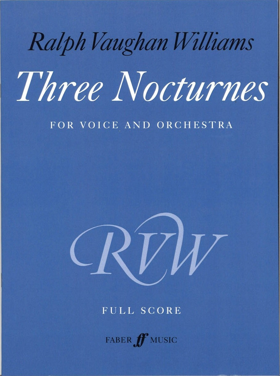 Vaughan Williams, 3 Nocturnes (Faber Music)