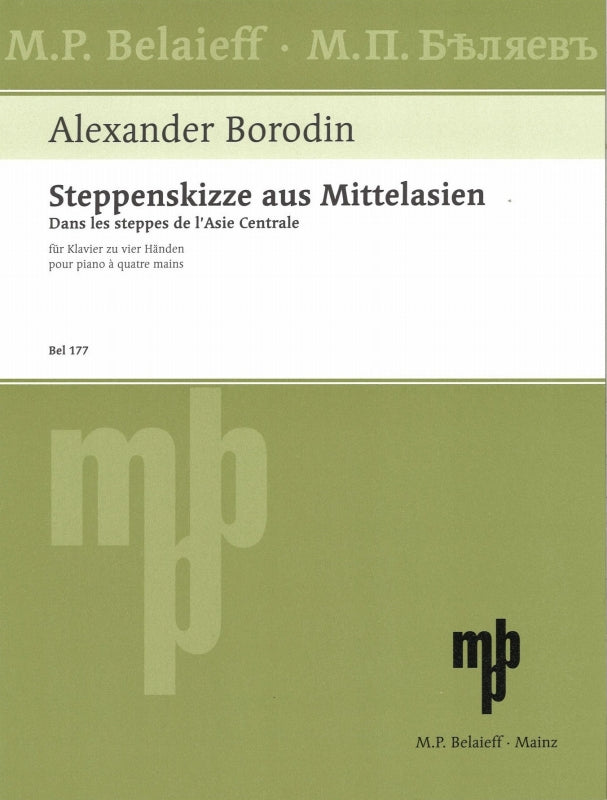 Borodin, Steppenskizze aus Mittelasien (Belaieff)