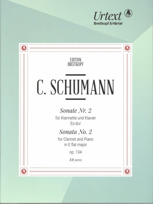 Schumann,Ca., Sonata No. 2 in Eb op. 134 (Breitkopf)