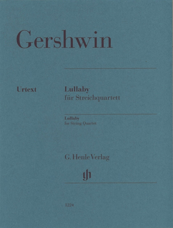 Gershwin, Lullaby, fur Streichquartett (Henle)