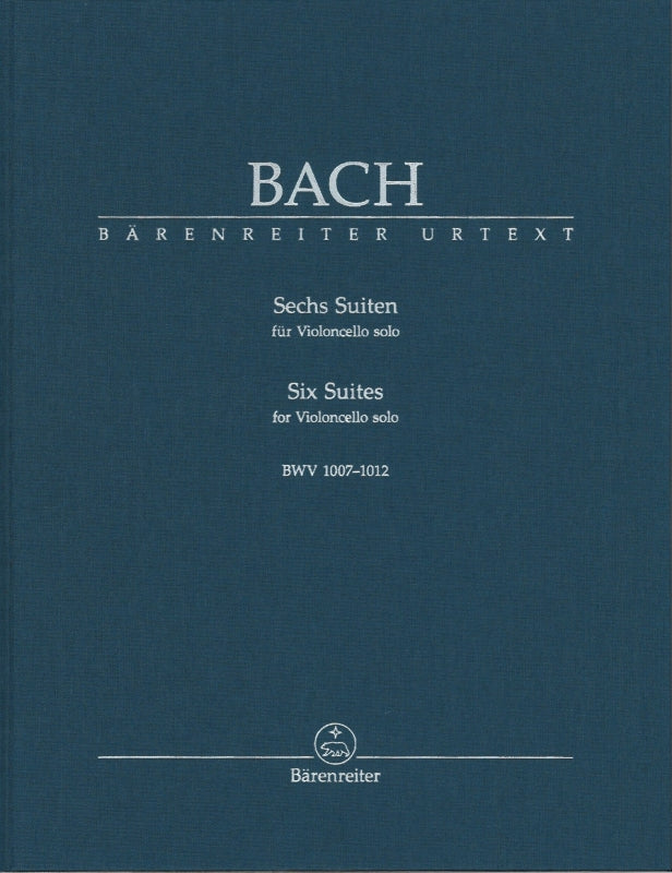Bach, Suiten BWV 1007-1012 (NBArev)cloth (Barenreiter)