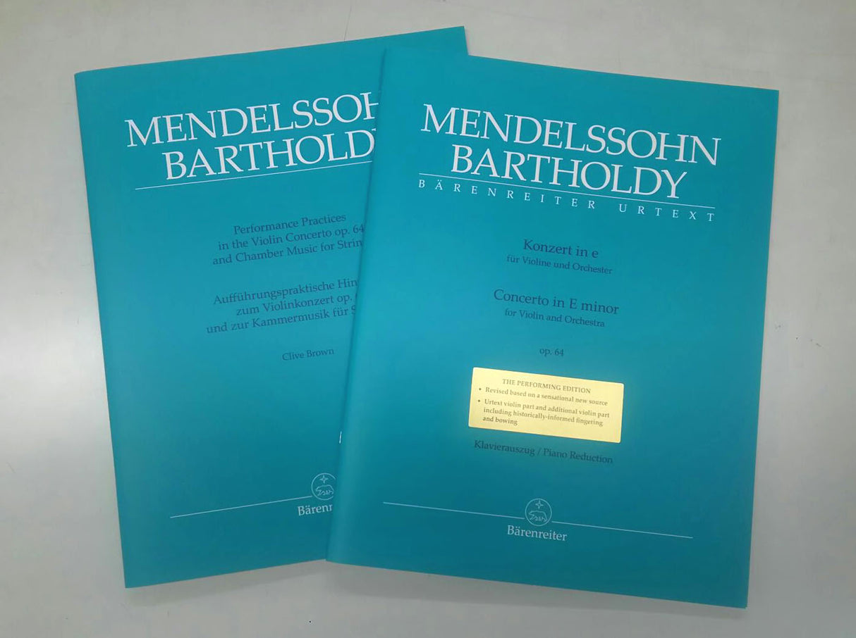 Mendelssohn, Concerto op. 64 (+Comment. (Barenreiter)