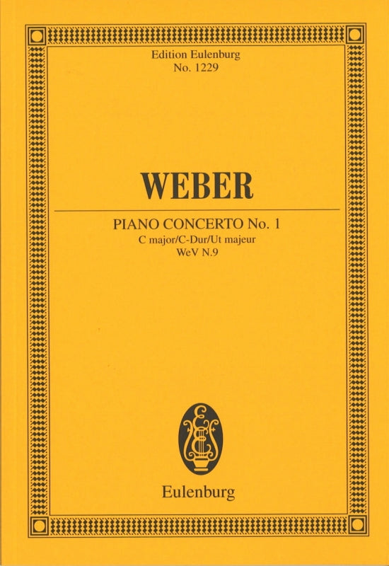 Weber, Concerto for Piano No. 1 (Warrack (Eulenburg)