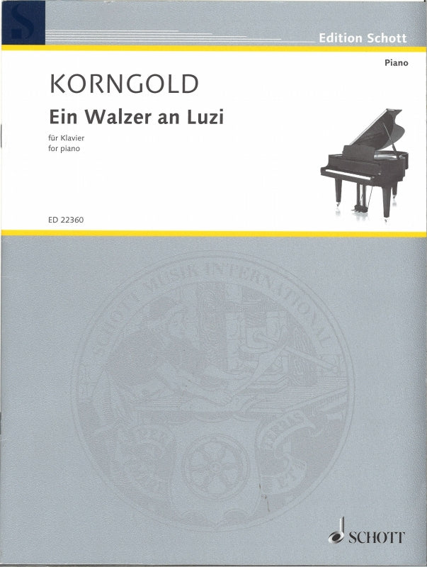 Korngold, Walzer an Luzi (1946) (Schott)