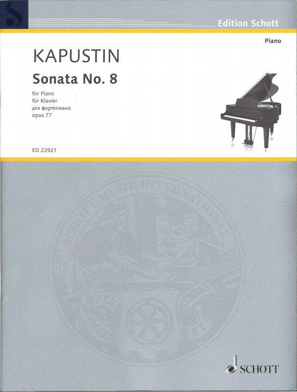 Kapustin, Sonata No. 8, op. 77 (Schott)