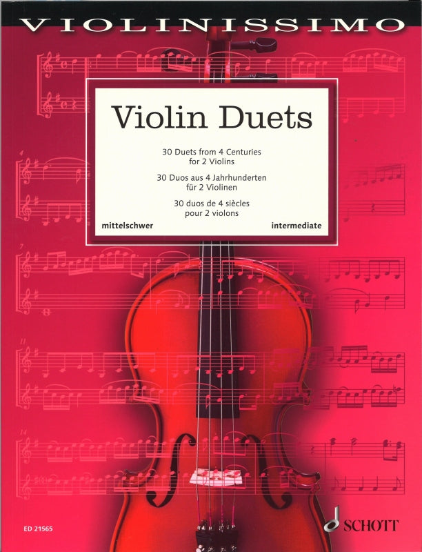 Violin Duets: 30 Duets from 4 Centuries (Schott)