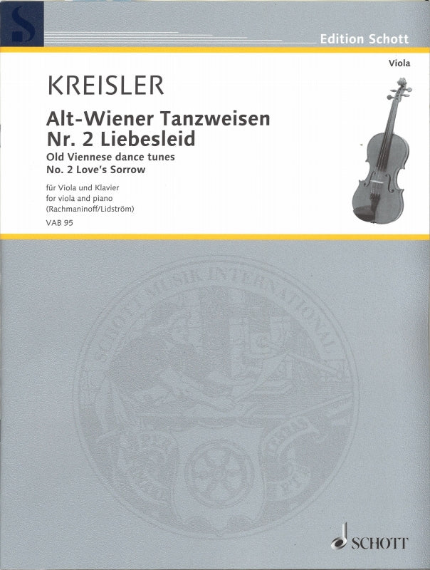Kreisler, Liebesleid: Concert Transcript (Schott)