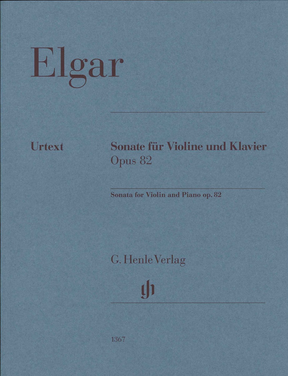 Elgar, Sonata op. 82 in e (Marshall-Luck (Henle)