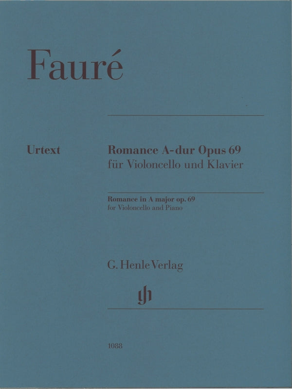 Faure, Romance op. 69 in A (Henle)