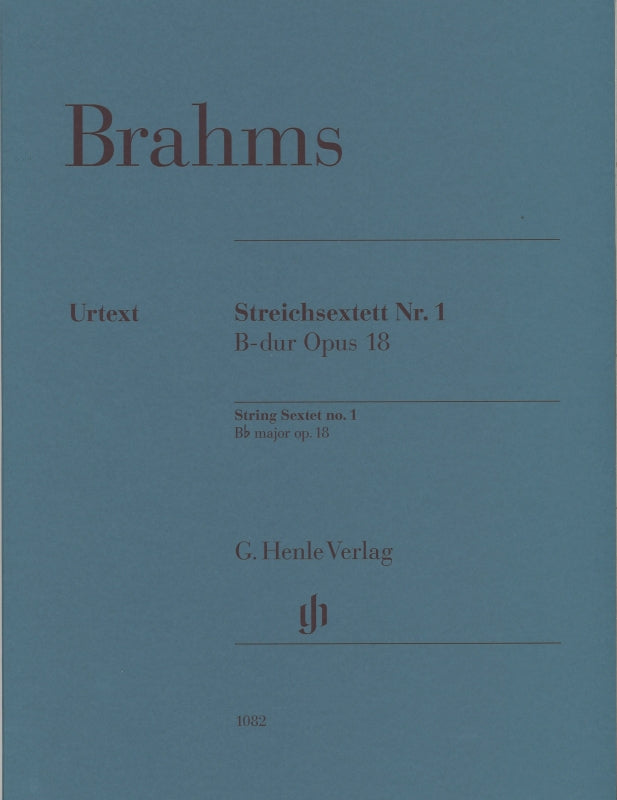 Brahms, Sextet No. 1 in Bb, op. 18 (Henle)