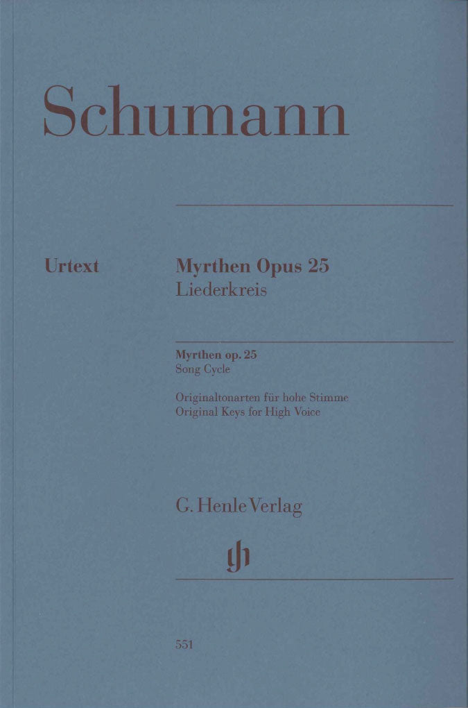 Schumann, Myrthen op. 25 (H) (Henle)